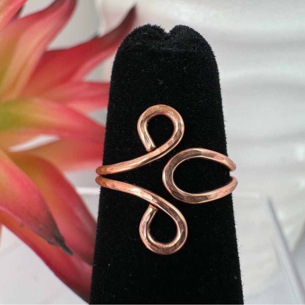 Copper Toe Ring Adjustable